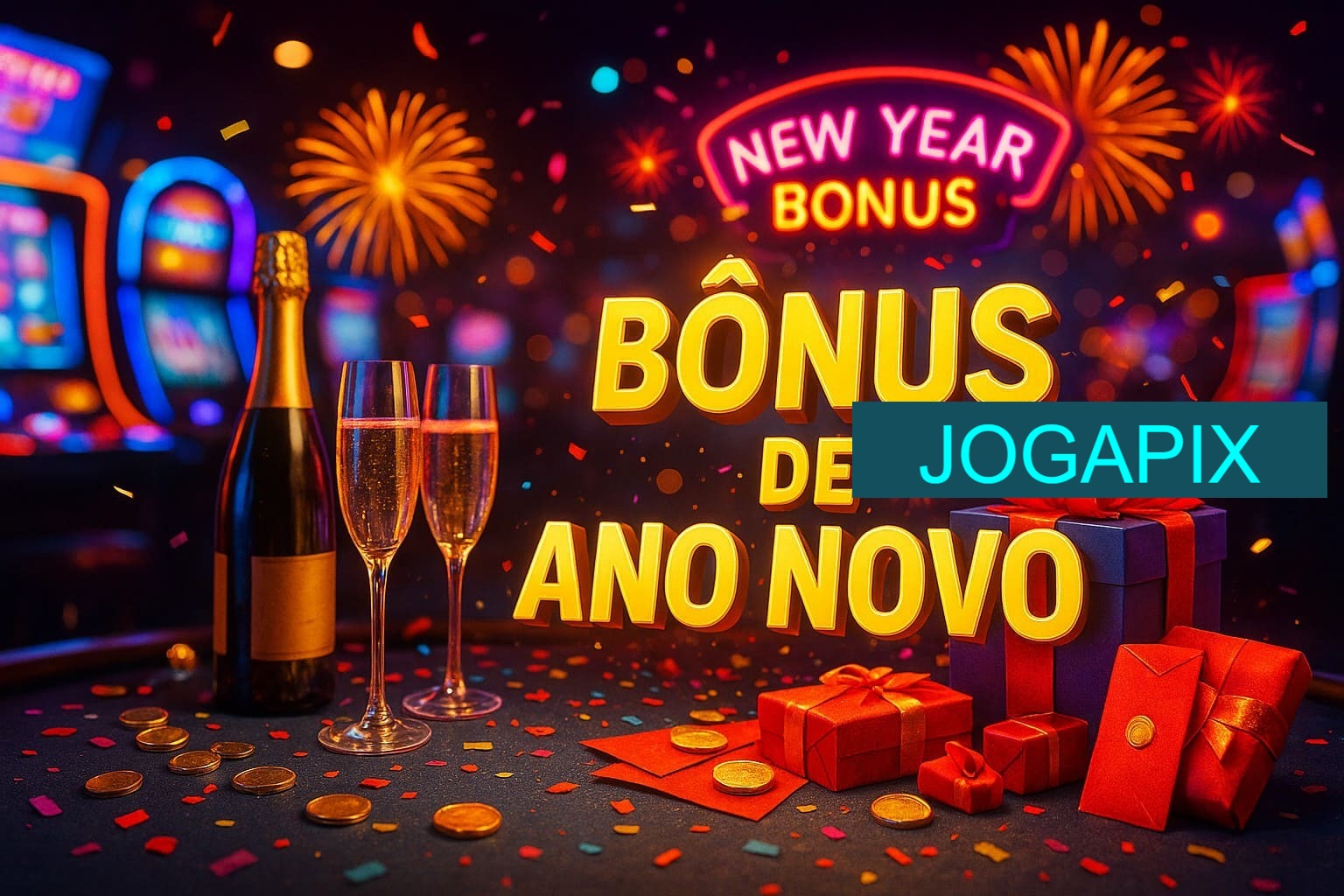 Promoções de Ano Novo no JOGAPIX